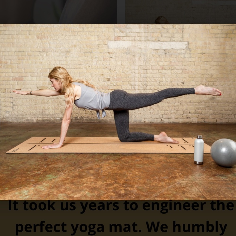 Body by Yoga Luxury Cork Yoga Mat - WARRIOR